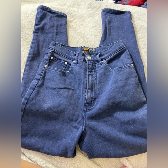 Vintage Route 66 Blue Denim Straight Leg Jeans - Picture 1 of 5